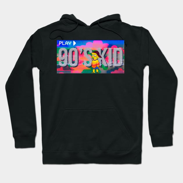 90s kid Hoodie by VantaTheArtist